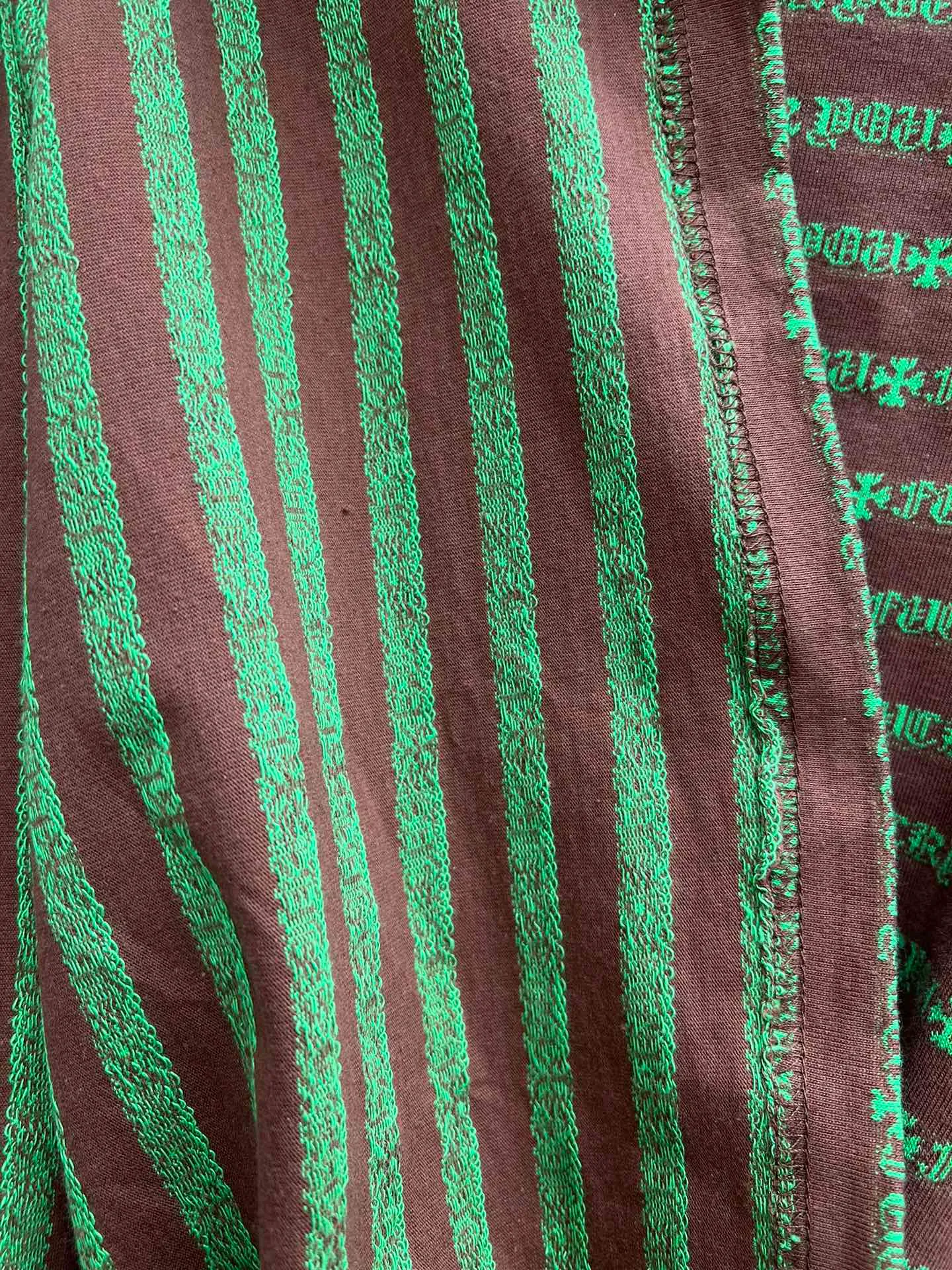 🅿️430 Croix Heart 25 Ss striped POLO long sleeves. Minimum order of 1,000 meters for yarn-dyed fabric. Expensive. The embroidery uses imported Tajima embroidery machine. The collar leather tag is made of imported lambskin. The hardware is made of real antique silver. The cost is extremely expensive. Size: S.M.L